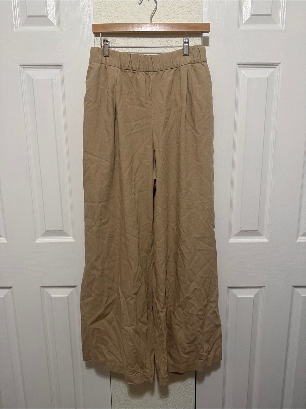 Universal Thread High-Rise Wide-Leg Pants in Tan
